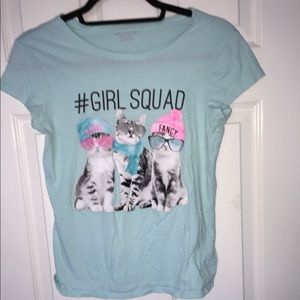 👑🦋a girls cat tee